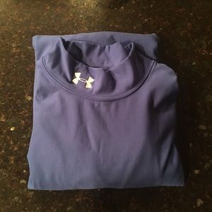 Blue XXL under armour long sleeve